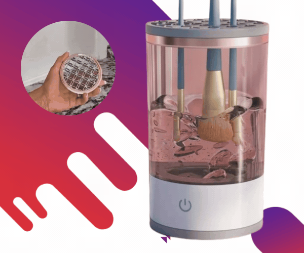 Limpiador de brocha eléctrico para maquillaje – paochistore